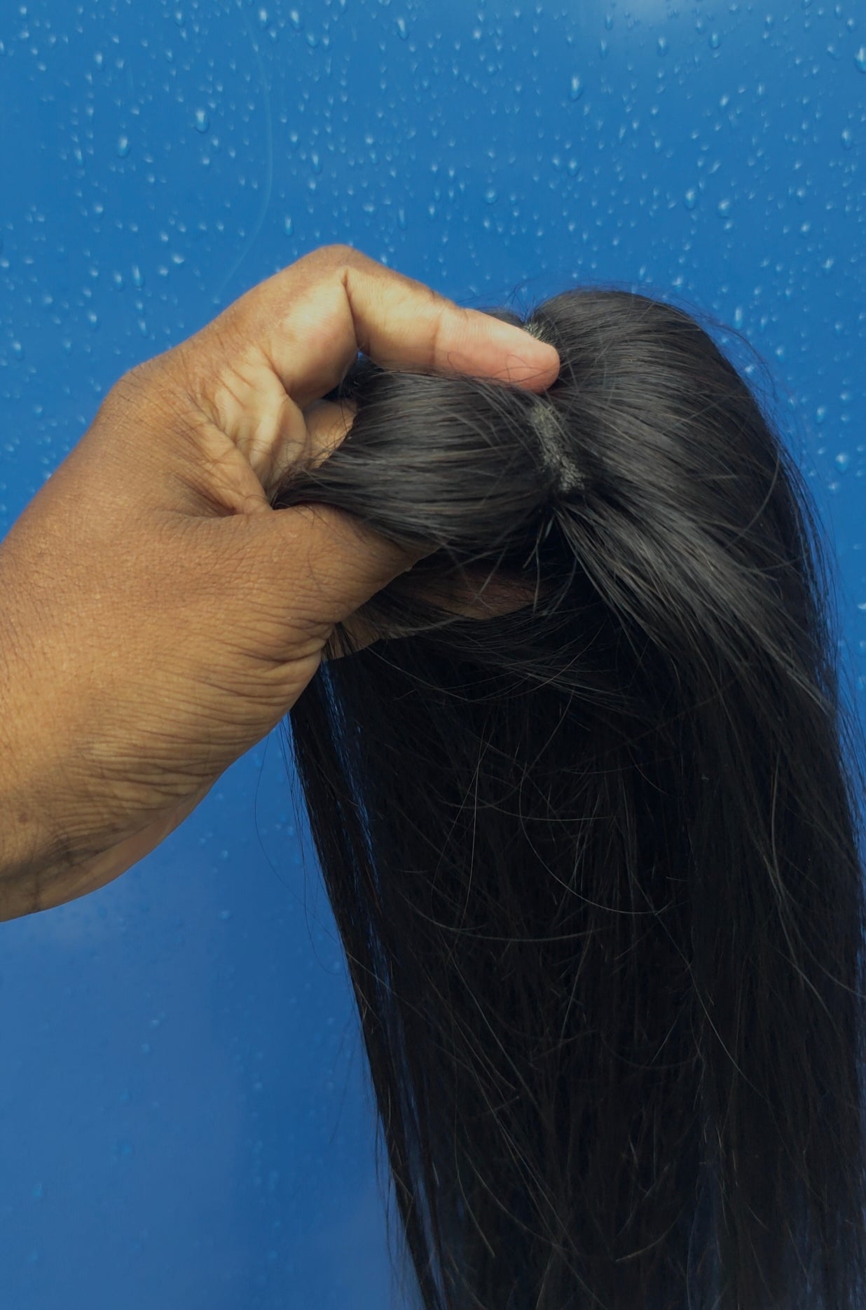 1.5x5inch Bio Base Topper Real Human Hair