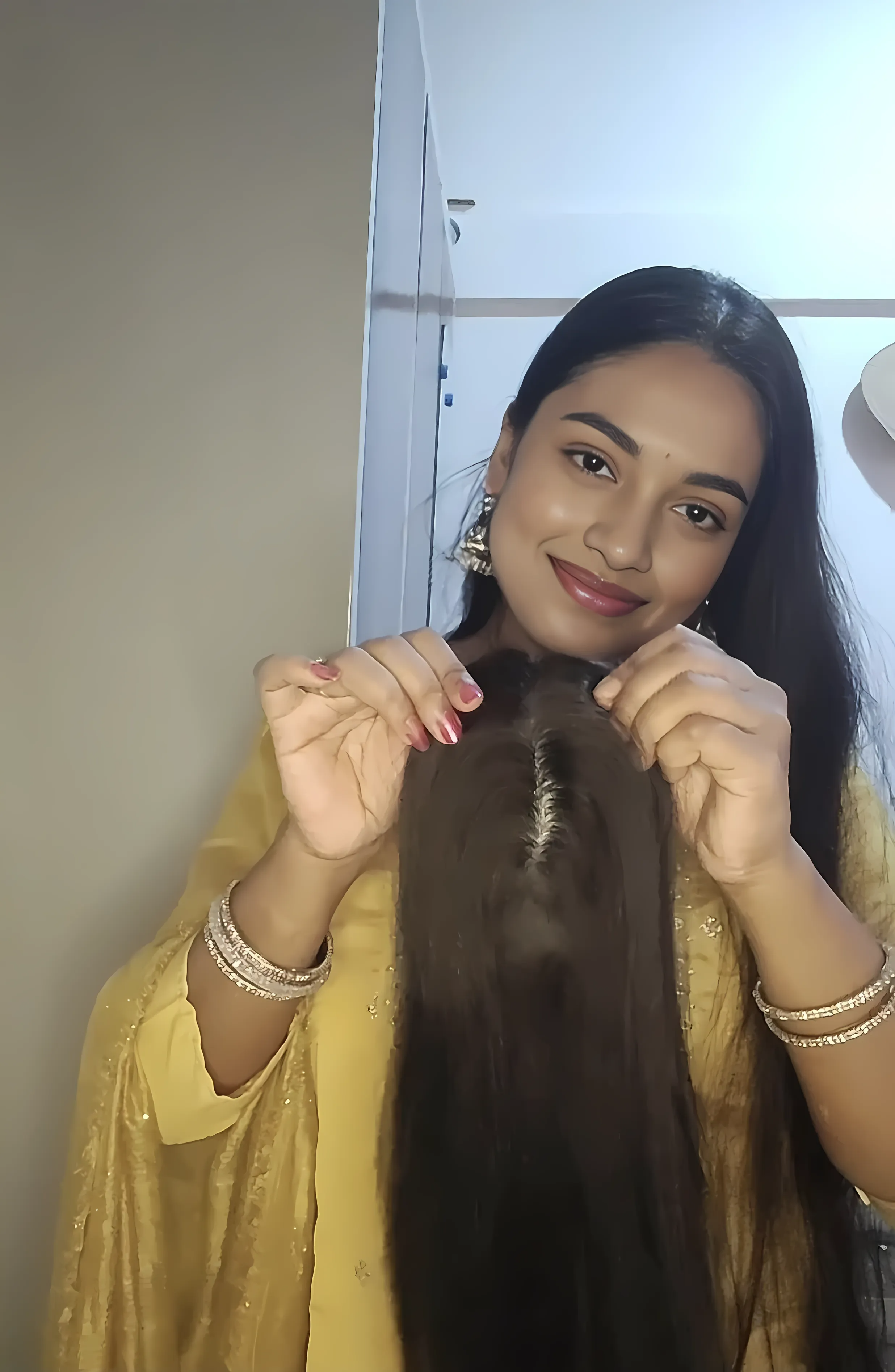 1.5x5inch Bio Base Topper Real Human Hair