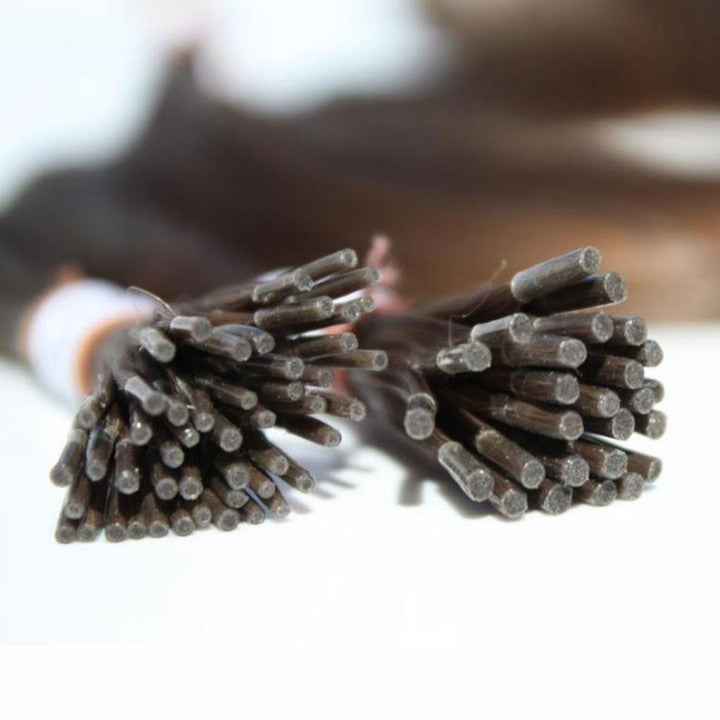 MICRO RING I-TIP Curly HAIR EXTENSIONS 100 stand curly Real Human Hair