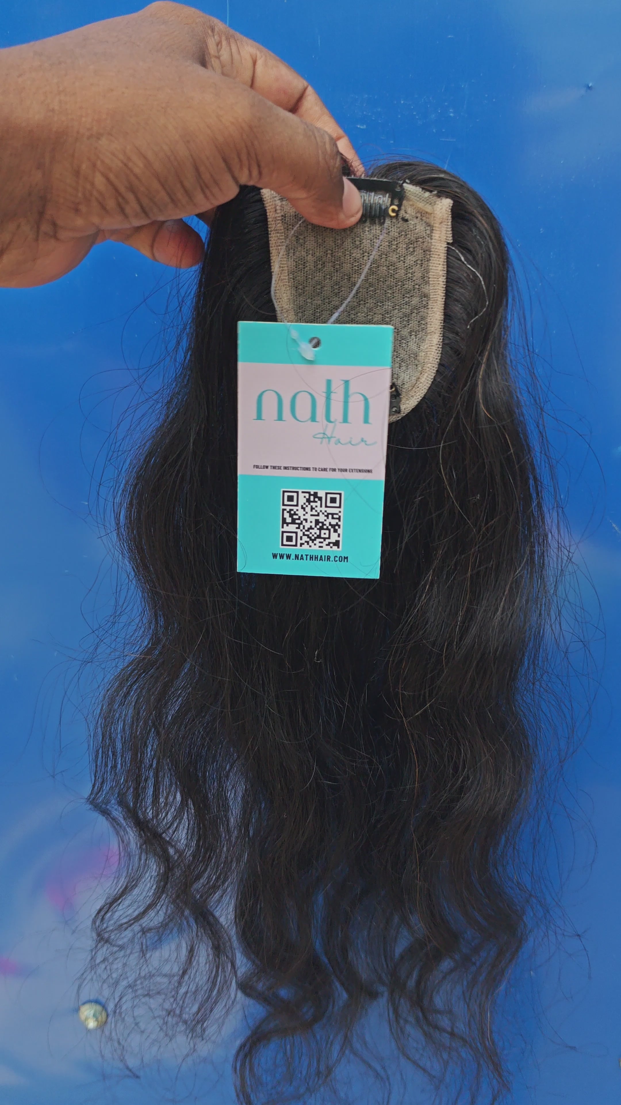 2x3" Bio Base Topper Real Human Hair Wave