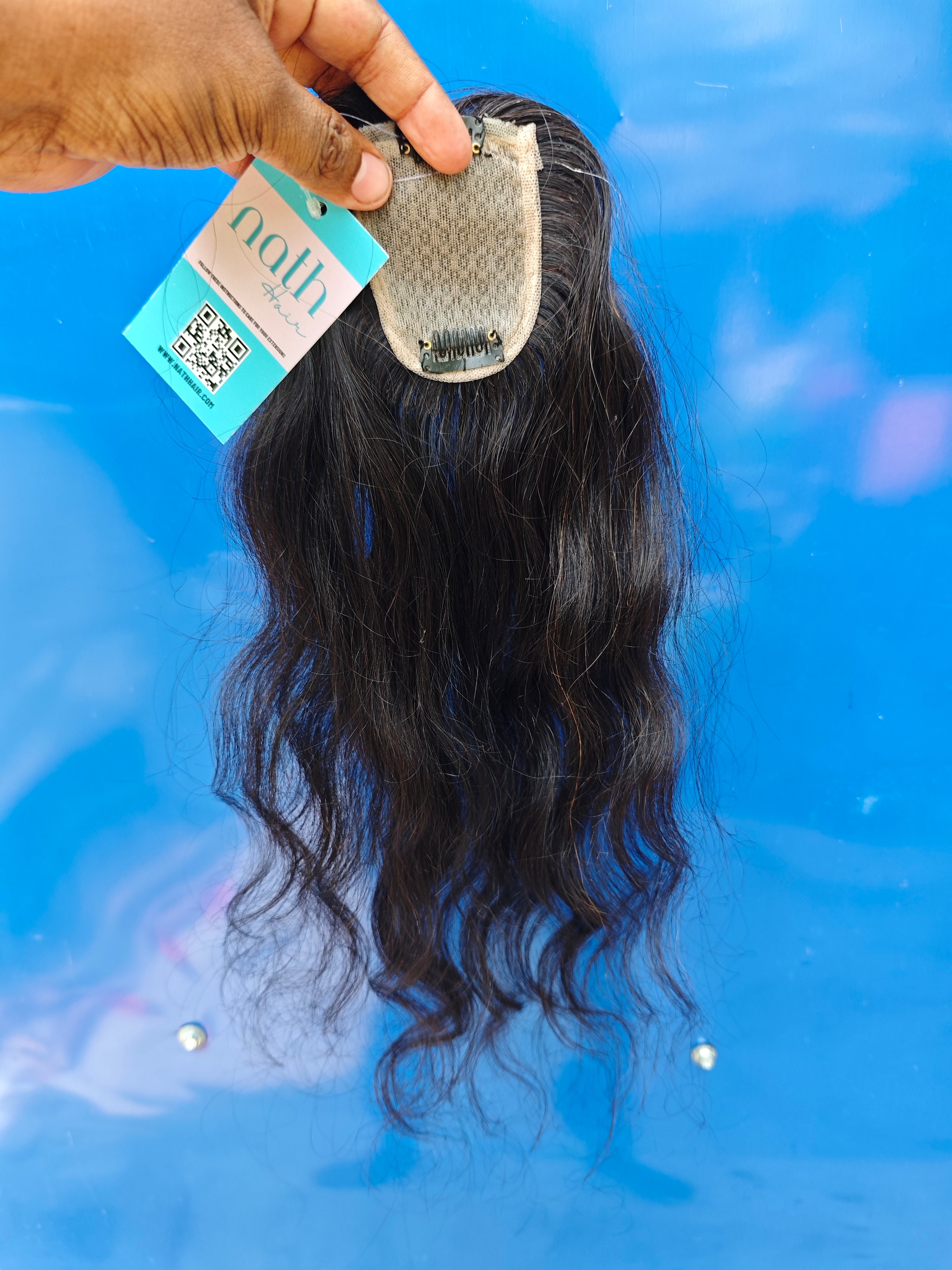 2x3" Bio Base Topper Real Human Hair Wave